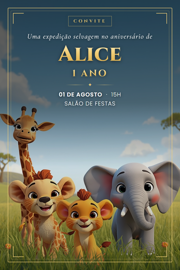 Bichinhos do Safári