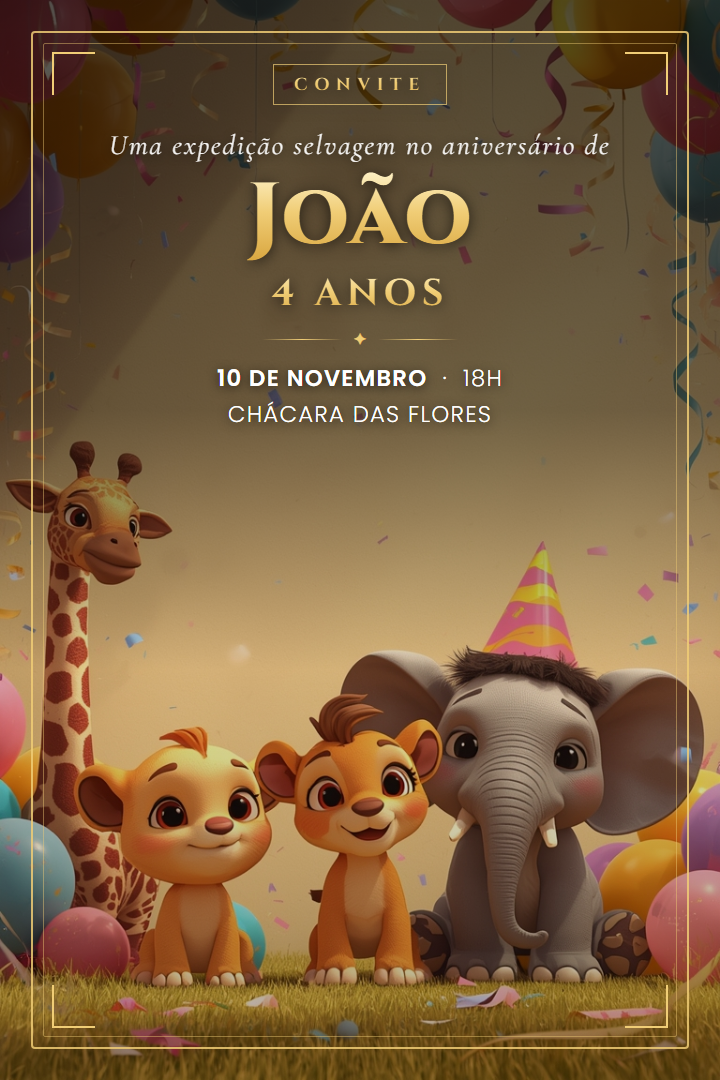 Bichinhos do Safári